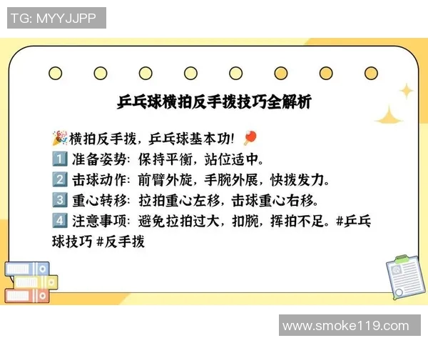 乒乓球新手必看：从基础意识到实战技巧的全面攻略